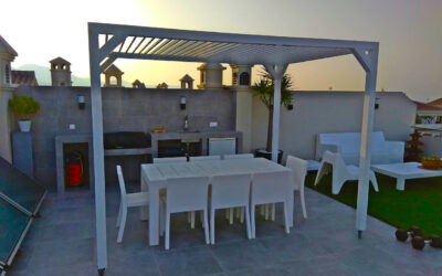 PÉRGOLA MÓVIL DE ALUMINIO
